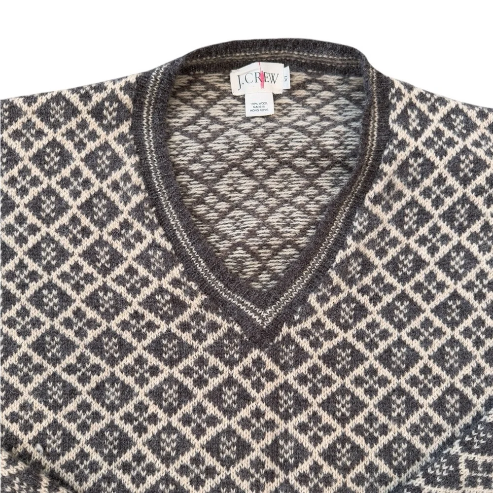 J.Crew Nordic Brown Men’s‎ Sweater Size XL